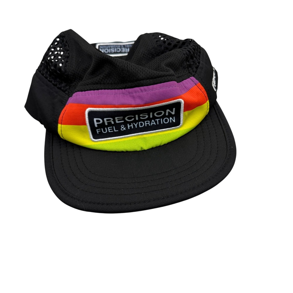 Fractel Hat Unisex One Size Black Precision Fuel & Hydration Running Mesh Cap